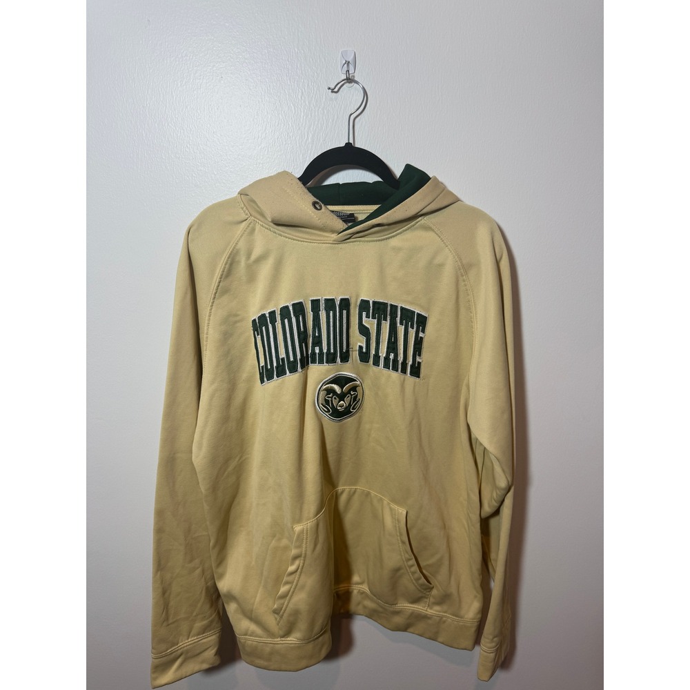 Colosseum Colorado State Hoodie Adult XL Tan Preowned Rams Pullover